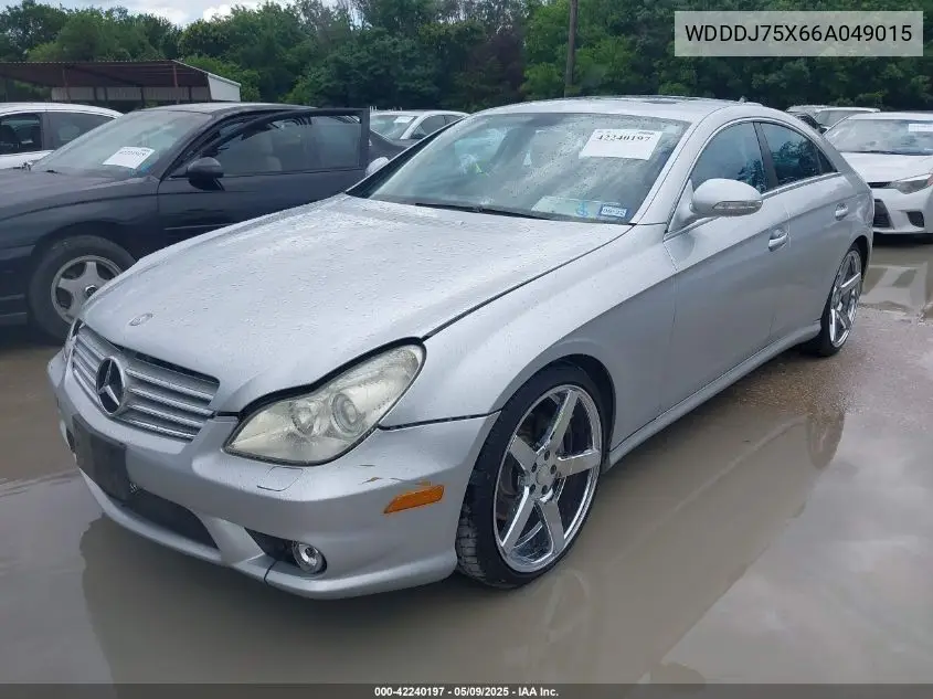 2006 Mercedes-Benz Cls 500 VIN: WDDDJ75X66A049015 Lot: 42240197