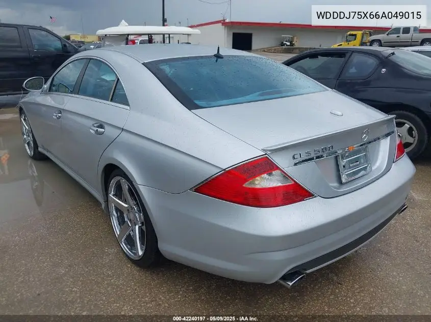 2006 Mercedes-Benz Cls 500 VIN: WDDDJ75X66A049015 Lot: 42240197