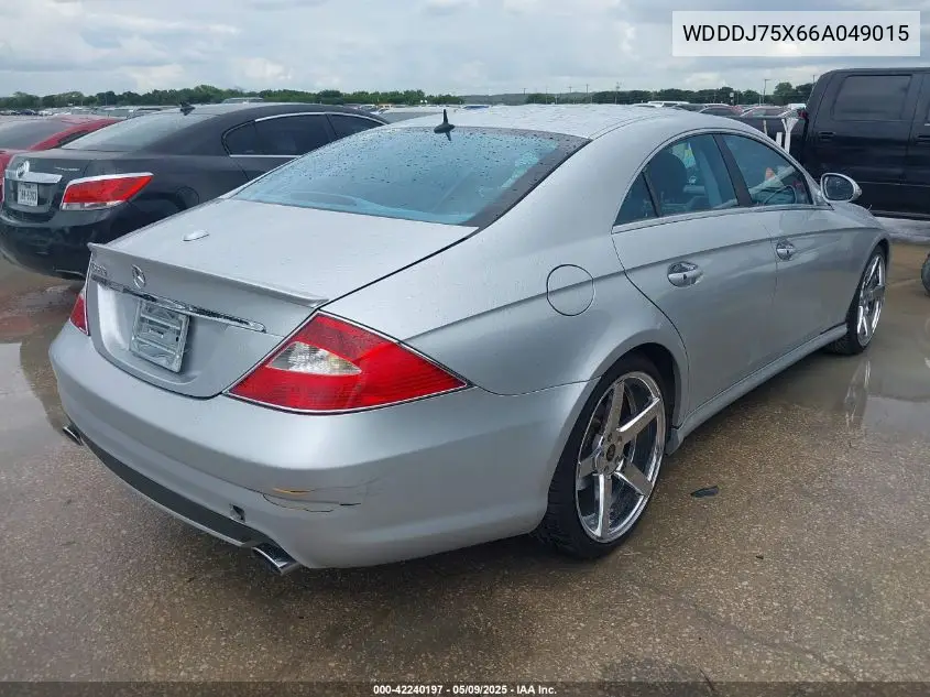 2006 Mercedes-Benz Cls 500 VIN: WDDDJ75X66A049015 Lot: 42240197