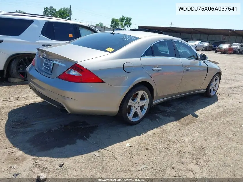 2006 Mercedes-Benz Cls 500 VIN: WDDDJ75X06A037541 Lot: 42252829