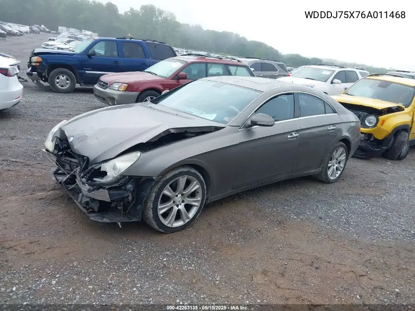2006 Mercedes-Benz Cls 500 VIN: WDDDJ75X76A011468 Lot: 42263135