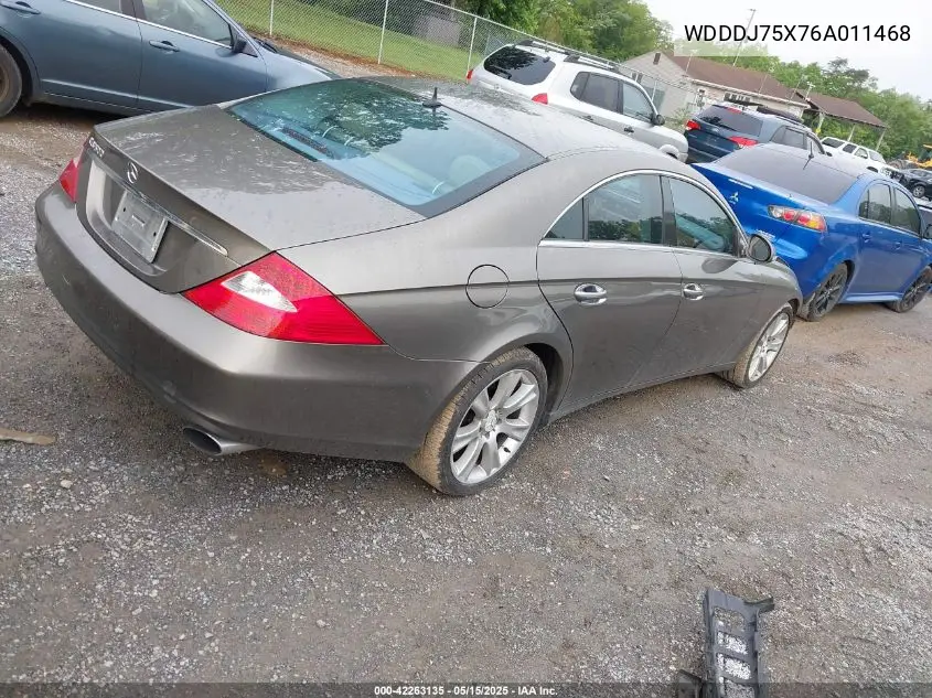 2006 Mercedes-Benz Cls 500 VIN: WDDDJ75X76A011468 Lot: 42263135