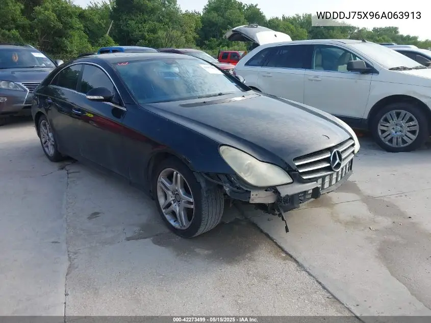 2006 Mercedes-Benz Cls 500 VIN: WDDDJ75X96A063913 Lot: 42273499