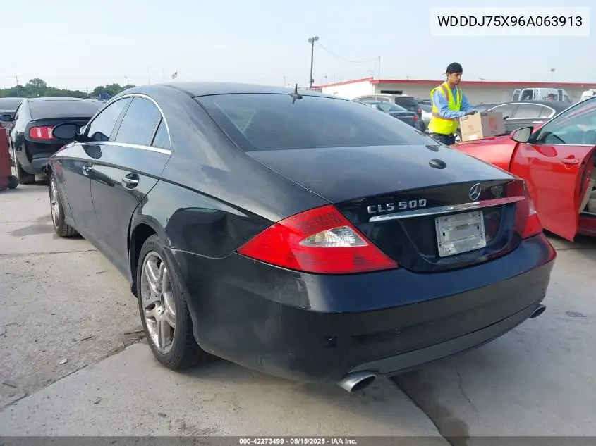 2006 Mercedes-Benz Cls 500 VIN: WDDDJ75X96A063913 Lot: 42273499
