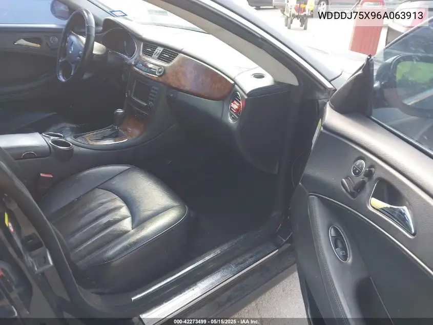 2006 Mercedes-Benz Cls 500 VIN: WDDDJ75X96A063913 Lot: 42273499