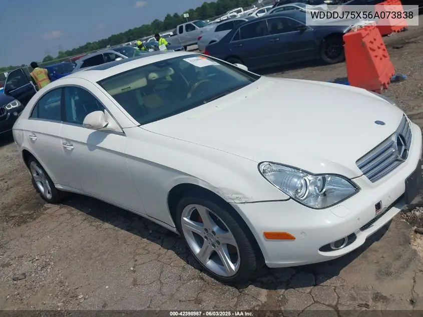 2006 Mercedes-Benz Cls 500 VIN: WDDDJ75X56A073838 Lot: 42398987