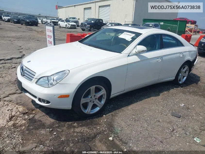 2006 Mercedes-Benz Cls 500 VIN: WDDDJ75X56A073838 Lot: 42398987