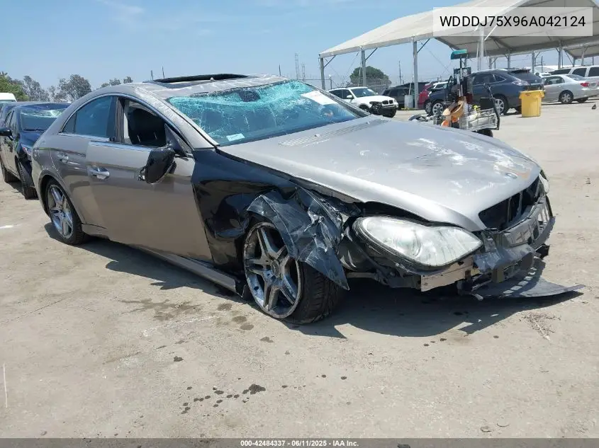 2006 Mercedes-Benz Cls 500 VIN: WDDDJ75X96A042124 Lot: 42484337