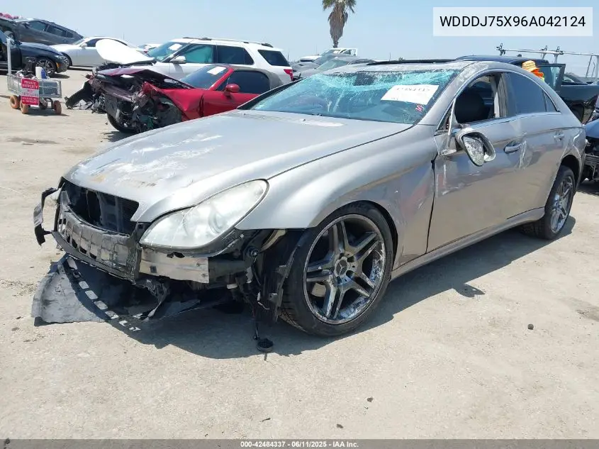 2006 Mercedes-Benz Cls 500 VIN: WDDDJ75X96A042124 Lot: 42484337