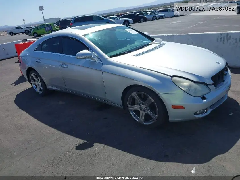 2007 Mercedes-Benz Cls 550 VIN: WDDDJ72X17A087032 Lot: 42012898