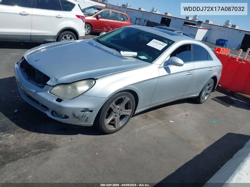 2007 Mercedes-Benz Cls 550 VIN: WDDDJ72X17A087032 Lot: 42012898