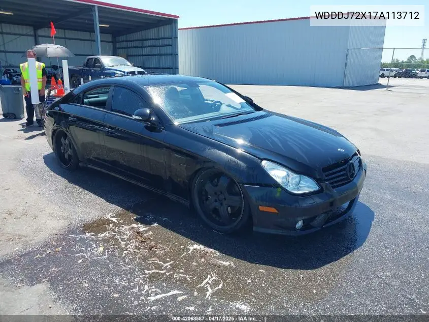 2007 Mercedes-Benz Cls 550 VIN: WDDDJ72X17A113712 Lot: 42068587