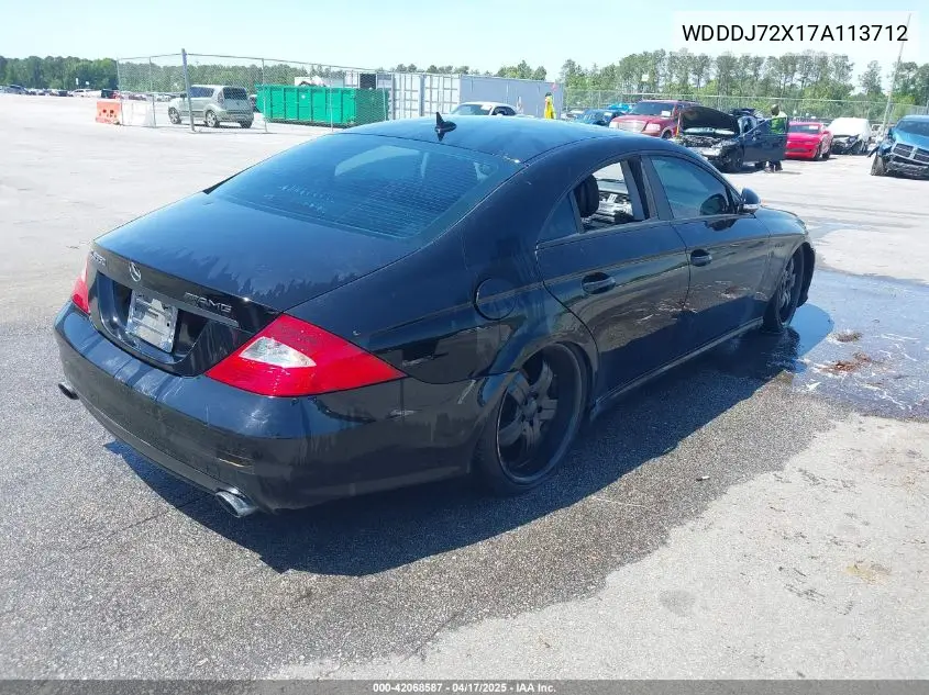 2007 Mercedes-Benz Cls 550 VIN: WDDDJ72X17A113712 Lot: 42068587