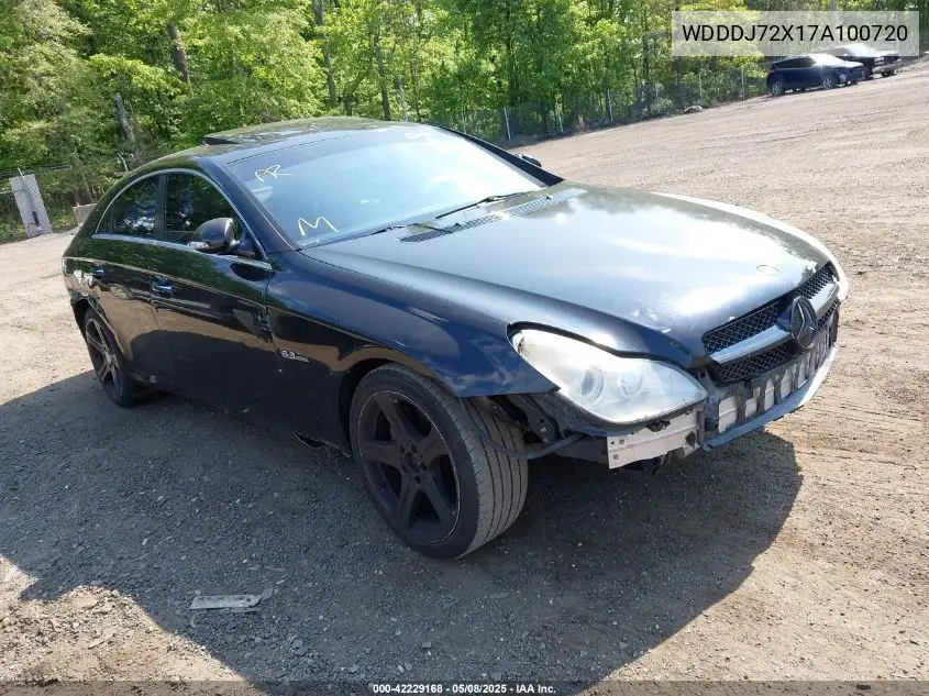 2007 Mercedes-Benz Cls 550 VIN: WDDDJ72X17A100720 Lot: 42229168