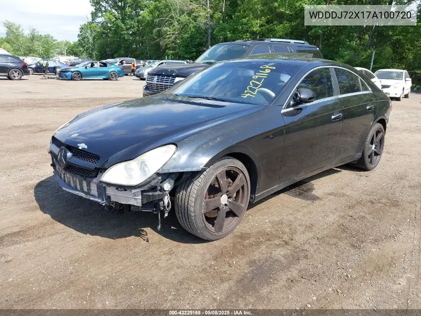 2007 Mercedes-Benz Cls 550 VIN: WDDDJ72X17A100720 Lot: 42229168