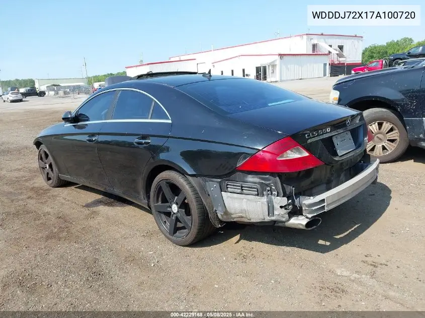 2007 Mercedes-Benz Cls 550 VIN: WDDDJ72X17A100720 Lot: 42229168