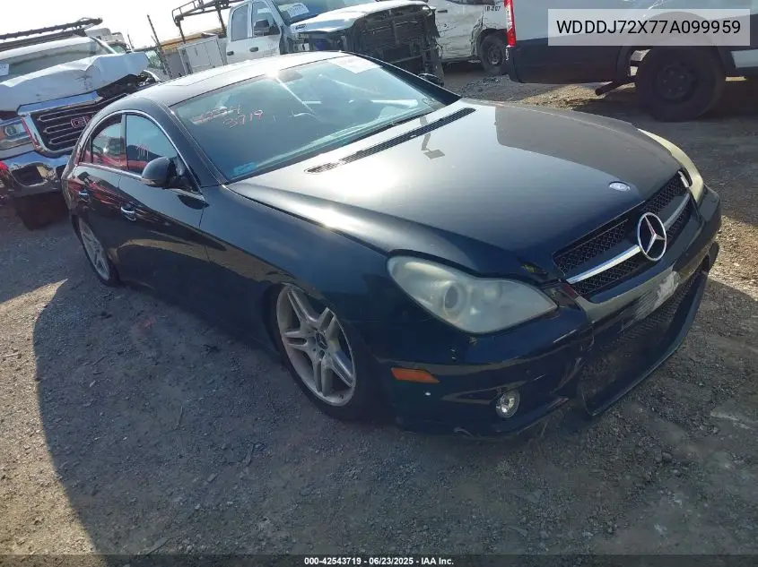2007 Mercedes-Benz Cls 550 VIN: WDDDJ72X77A099959 Lot: 42543719