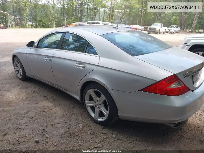 2007 Mercedes-Benz Cls 550 VIN: WDDDJ72X67A093411 Lot: 42615596