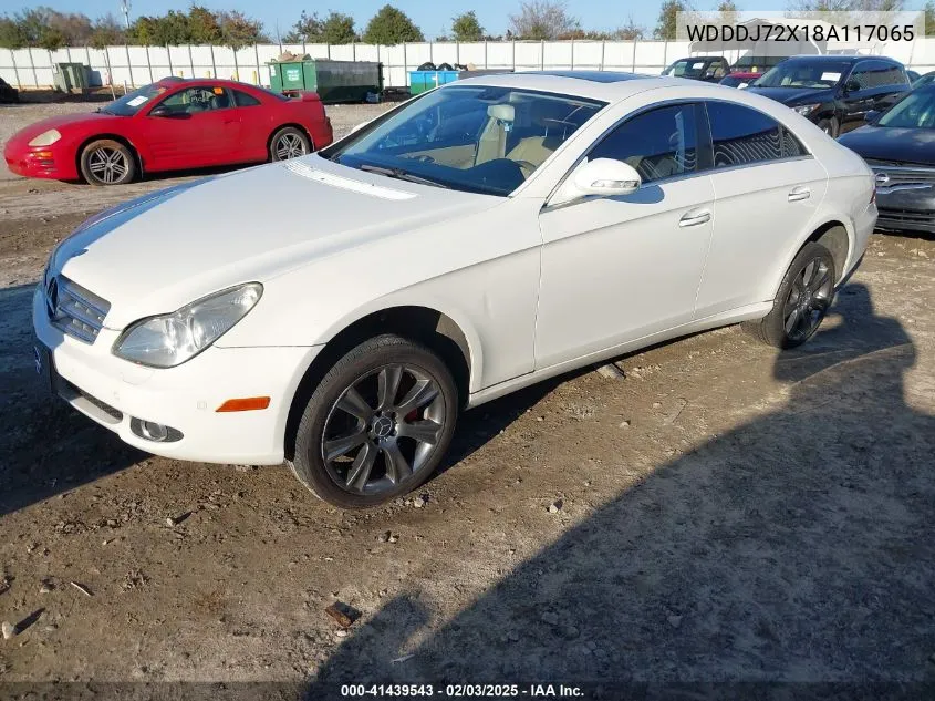 2008 Mercedes-Benz Cls 550 VIN: WDDDJ72X18A117065 Lot: 41439543