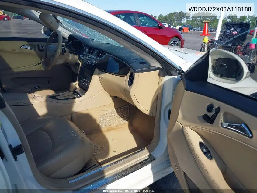 2008 Mercedes-Benz Cls 550 VIN: WDDDJ72X08A118188 Lot: 42043453