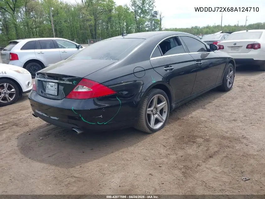 2008 Mercedes-Benz Cls 550 VIN: WDDDJ72X68A124710 Lot: 42077595