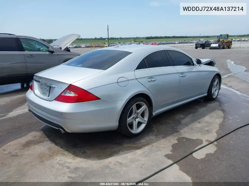 2008 Mercedes-Benz Cls 550 VIN: WDDDJ72X48A137214 Lot: 42431362
