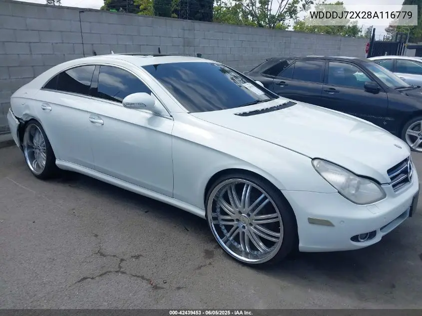 2008 Mercedes-Benz Cls 550 VIN: WDDDJ72X28A116779 Lot: 42439453