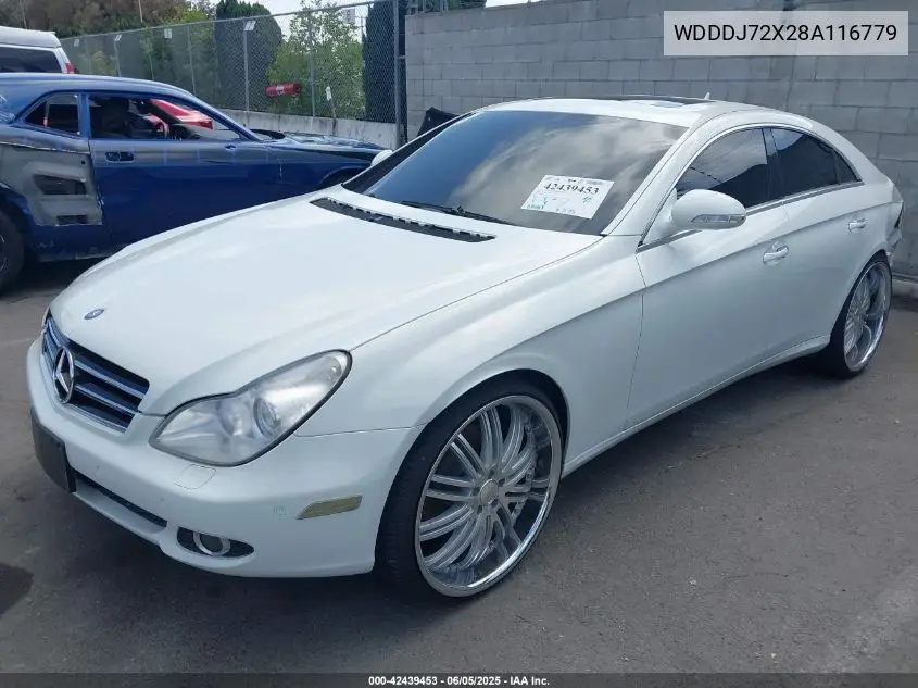 2008 Mercedes-Benz Cls 550 VIN: WDDDJ72X28A116779 Lot: 42439453