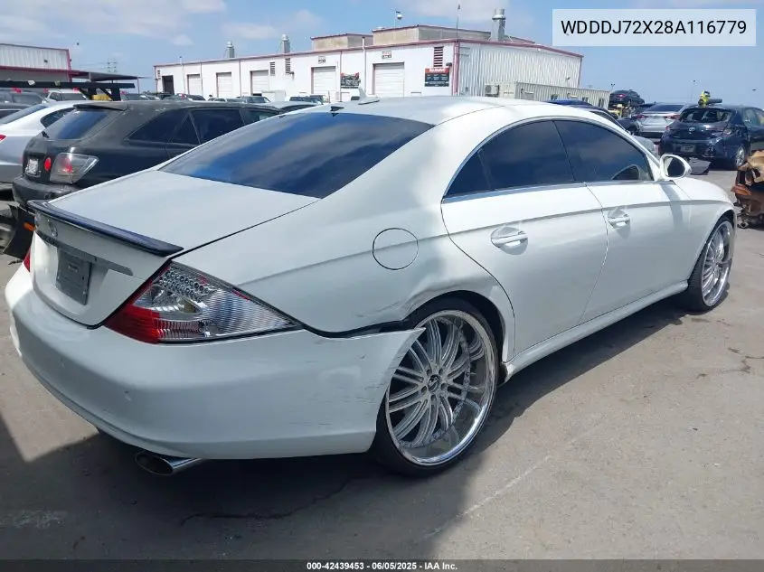 2008 Mercedes-Benz Cls 550 VIN: WDDDJ72X28A116779 Lot: 42439453