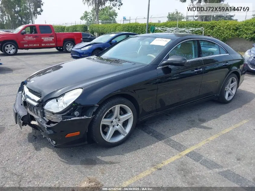 2009 Mercedes-Benz Cls 550 VIN: WDDDJ72X59A144769 Lot: 42142140