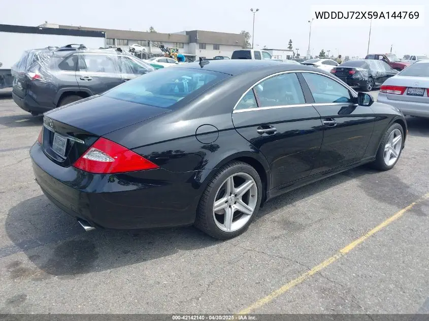 2009 Mercedes-Benz Cls 550 VIN: WDDDJ72X59A144769 Lot: 42142140