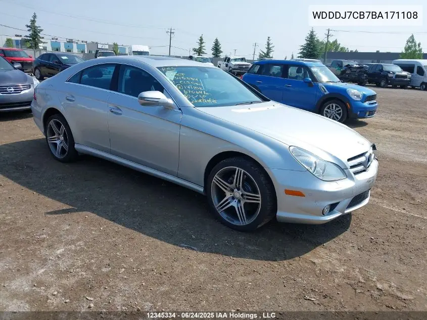 2011 Mercedes-Benz Cls 550 VIN: WDDDJ7CB7BA171108 Lot: 12345334