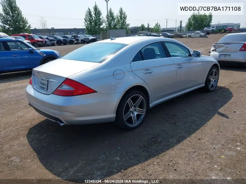 2011 Mercedes-Benz Cls 550 VIN: WDDDJ7CB7BA171108 Lot: 12345334
