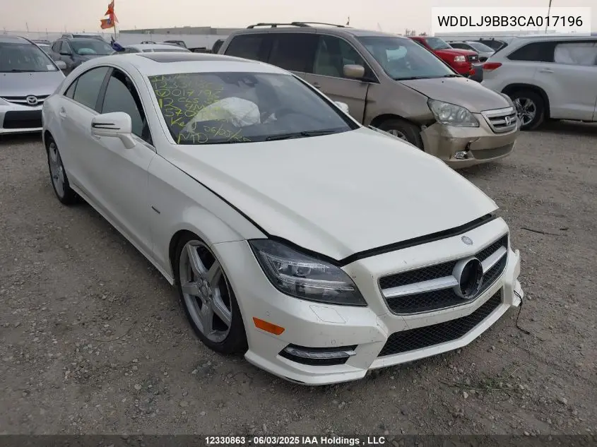 2012 Mercedes-Benz Cls 550 4Matic VIN: WDDLJ9BB3CA017196 Lot: 12330863