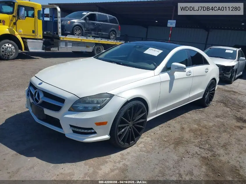 2012 Mercedes-Benz Cls 550 VIN: WDDLJ7DB4CA011280 Lot: 42058356