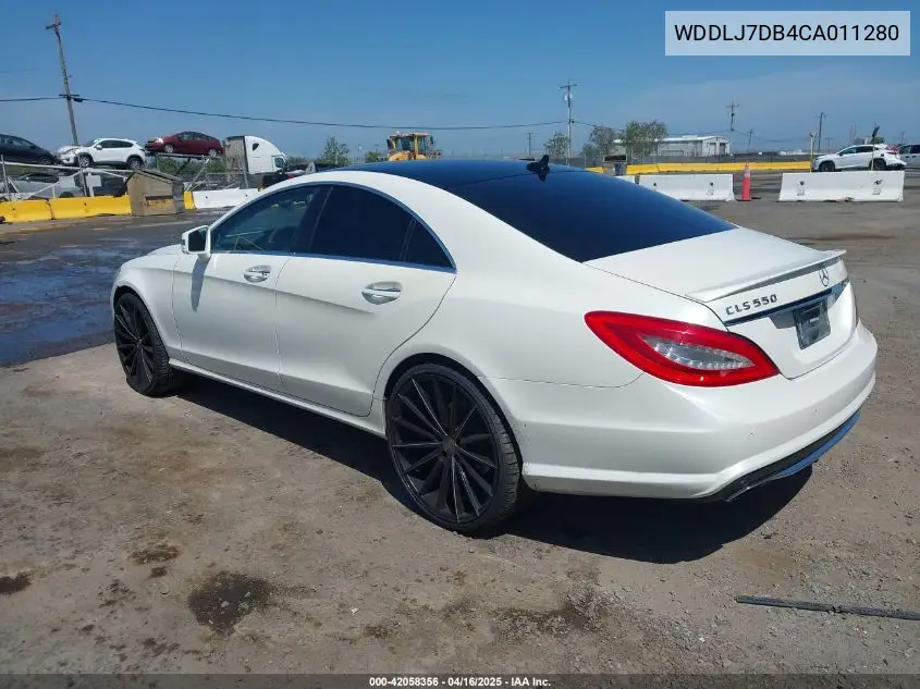 2012 Mercedes-Benz Cls 550 VIN: WDDLJ7DB4CA011280 Lot: 42058356