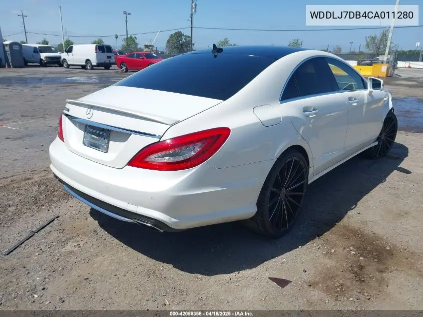 2012 Mercedes-Benz Cls 550 VIN: WDDLJ7DB4CA011280 Lot: 42058356