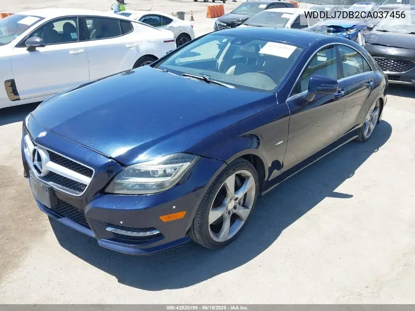2012 Mercedes-Benz Cls 550 VIN: WDDLJ7DB2CA037456 Lot: 42528195