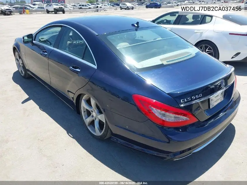 2012 Mercedes-Benz Cls 550 VIN: WDDLJ7DB2CA037456 Lot: 42528195