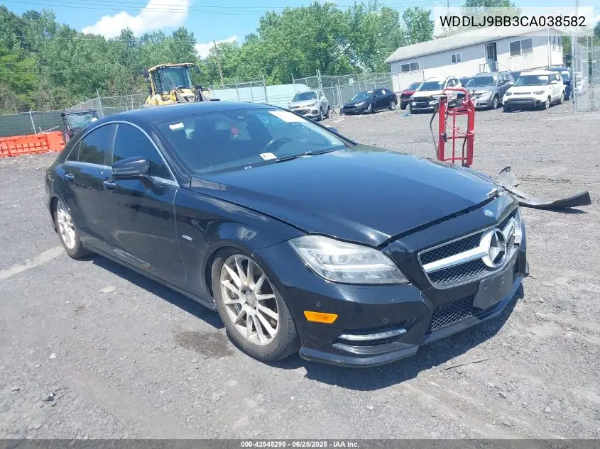 2012 Mercedes-Benz Cls 550 4Matic VIN: WDDLJ9BB3CA038582 Lot: 42545299