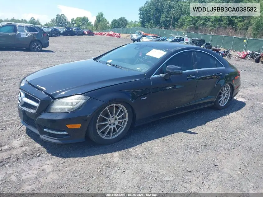 2012 Mercedes-Benz Cls 550 4Matic VIN: WDDLJ9BB3CA038582 Lot: 42545299