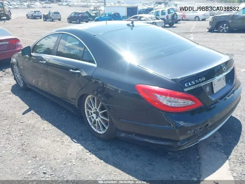2012 Mercedes-Benz Cls 550 4Matic VIN: WDDLJ9BB3CA038582 Lot: 42545299