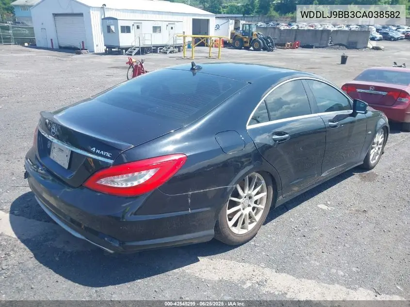 2012 Mercedes-Benz Cls 550 4Matic VIN: WDDLJ9BB3CA038582 Lot: 42545299