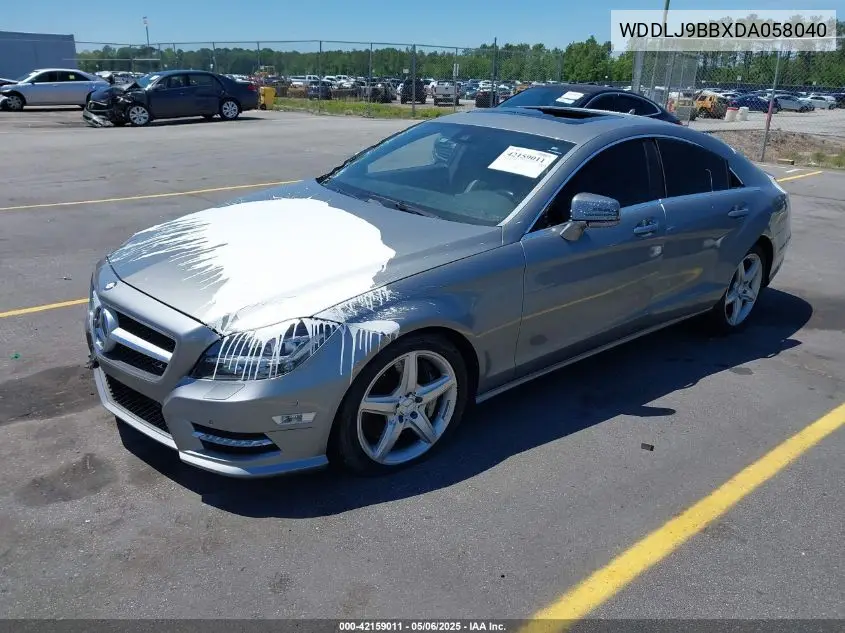 2013 Mercedes-Benz Cls 550 4Matic VIN: WDDLJ9BBXDA058040 Lot: 42159011