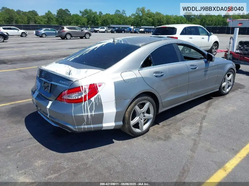 2013 Mercedes-Benz Cls 550 4Matic VIN: WDDLJ9BBXDA058040 Lot: 42159011