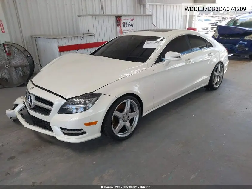 2013 Mercedes-Benz Cls 550 VIN: WDDLJ7DB3DA074209 Lot: 42578269