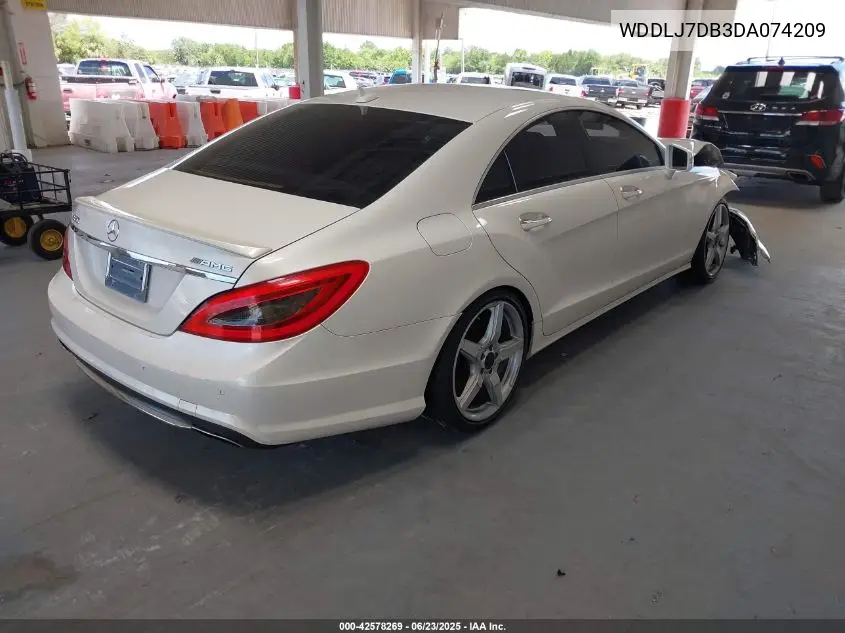 2013 Mercedes-Benz Cls 550 VIN: WDDLJ7DB3DA074209 Lot: 42578269