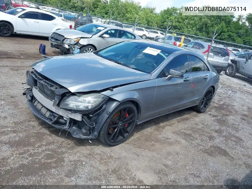 2013 Mercedes-Benz Cls 550 VIN: WDDLJ7DB8DA075114 Lot: 42604604