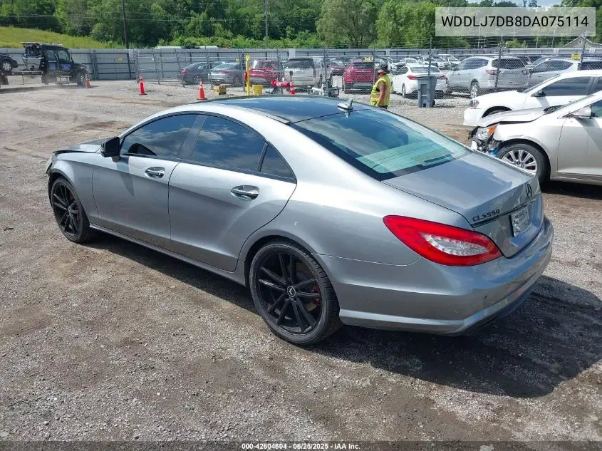 2013 Mercedes-Benz Cls 550 VIN: WDDLJ7DB8DA075114 Lot: 42604604