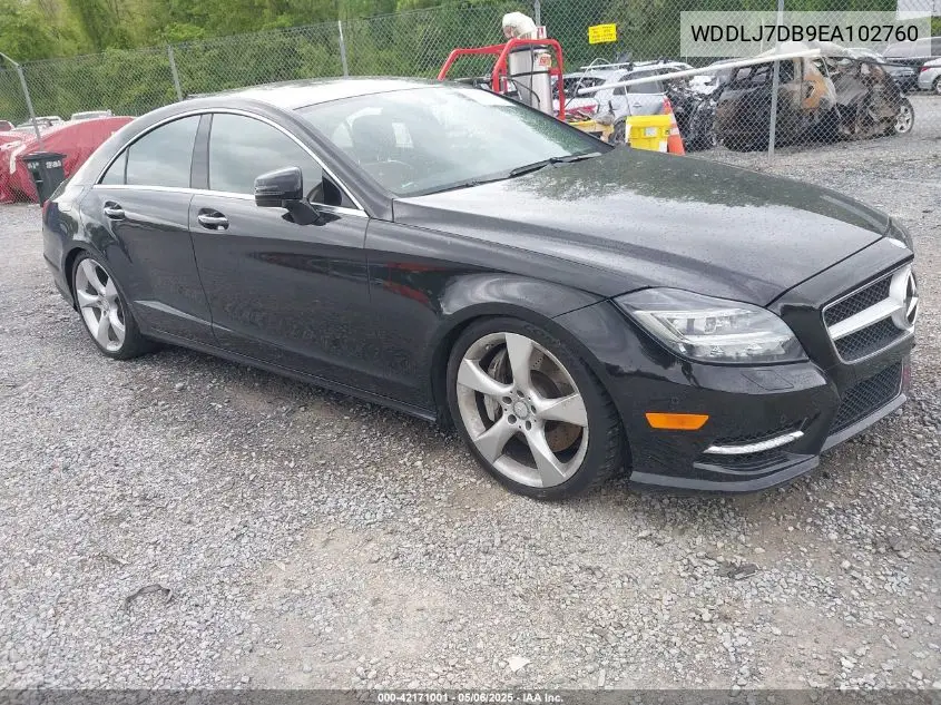 2014 Mercedes-Benz Cls 550 VIN: WDDLJ7DB9EA102760 Lot: 42171001